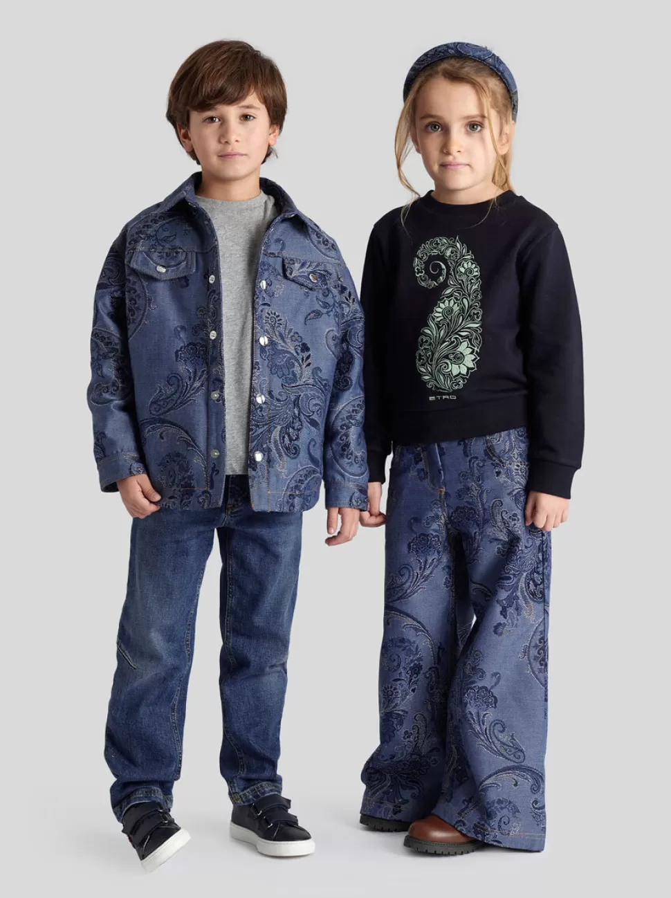 ETRO BESTICKTES SWEATSHIRT FÜR KINDER