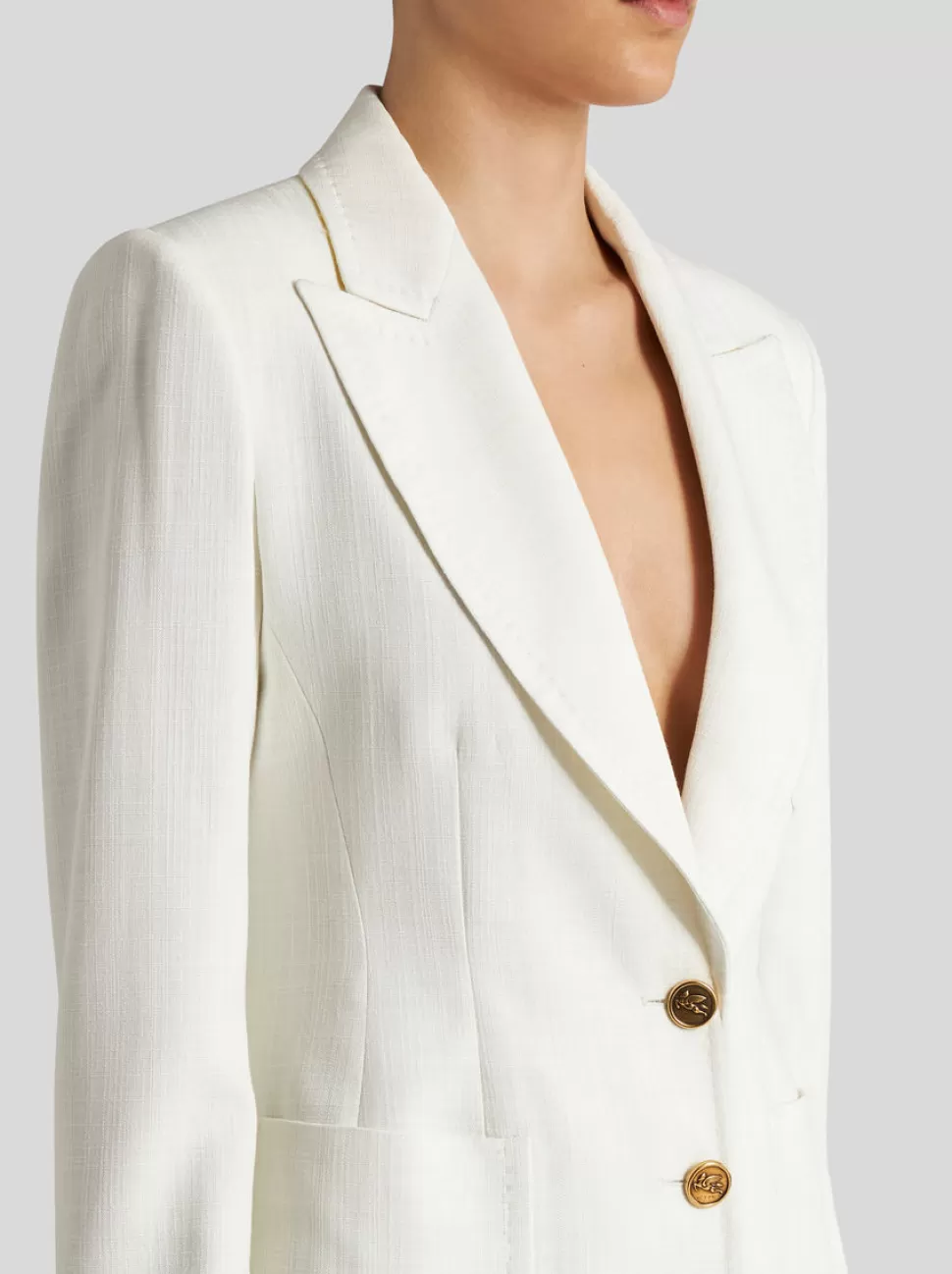 Damen ETRO BLAZER AUS GEFLAMMTEM STOFF