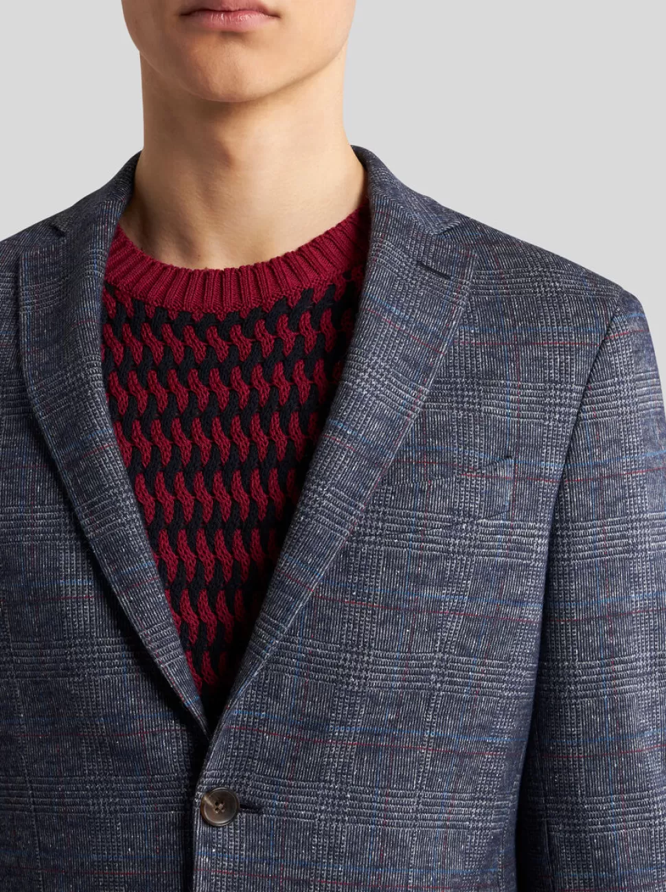 Herren ETRO BLAZER AUS SEIDE UND ALPAKA