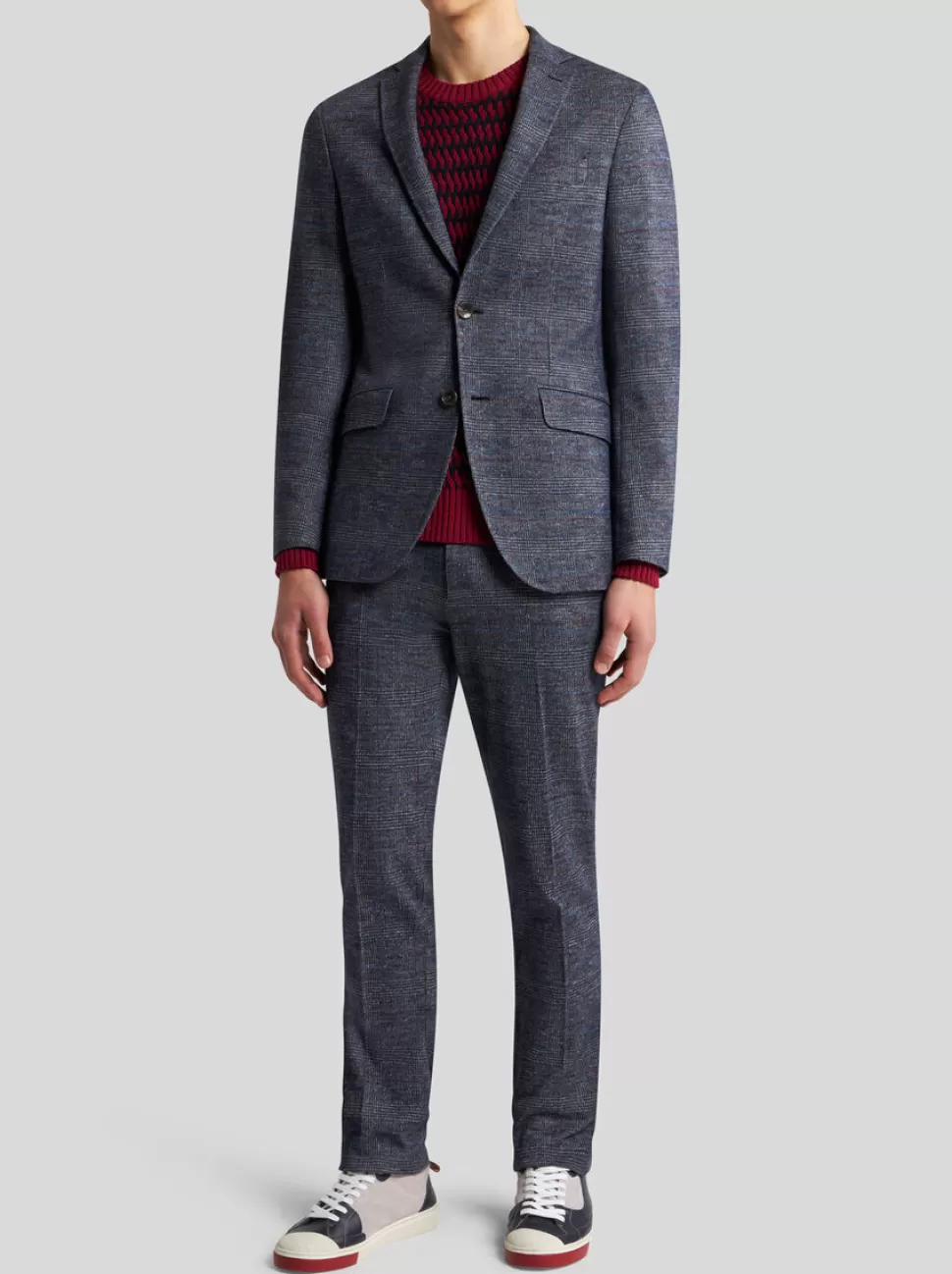 Herren ETRO BLAZER AUS SEIDE UND ALPAKA