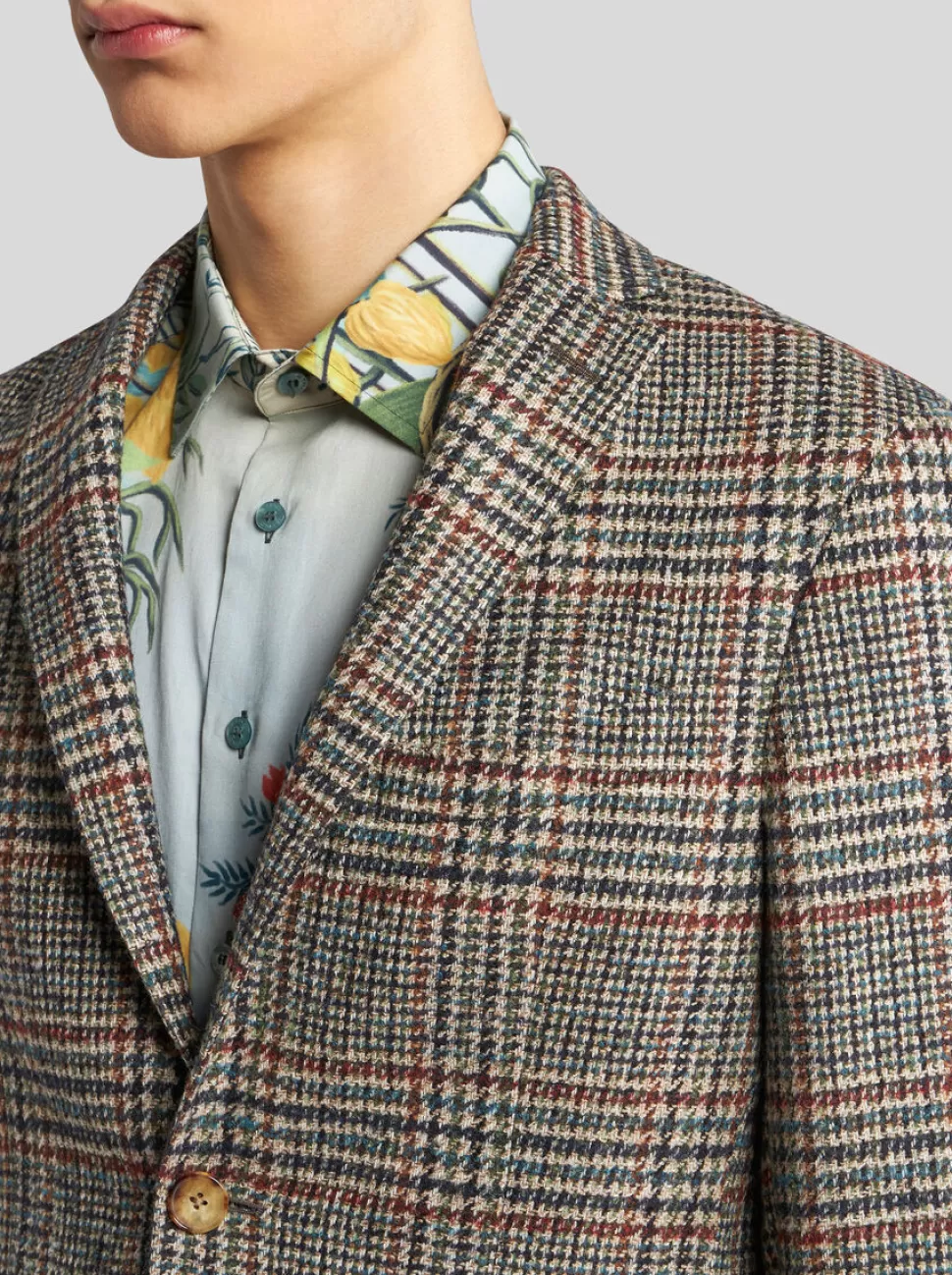 Herren ETRO BLAZER AUS WOLLE UND ALPAKA