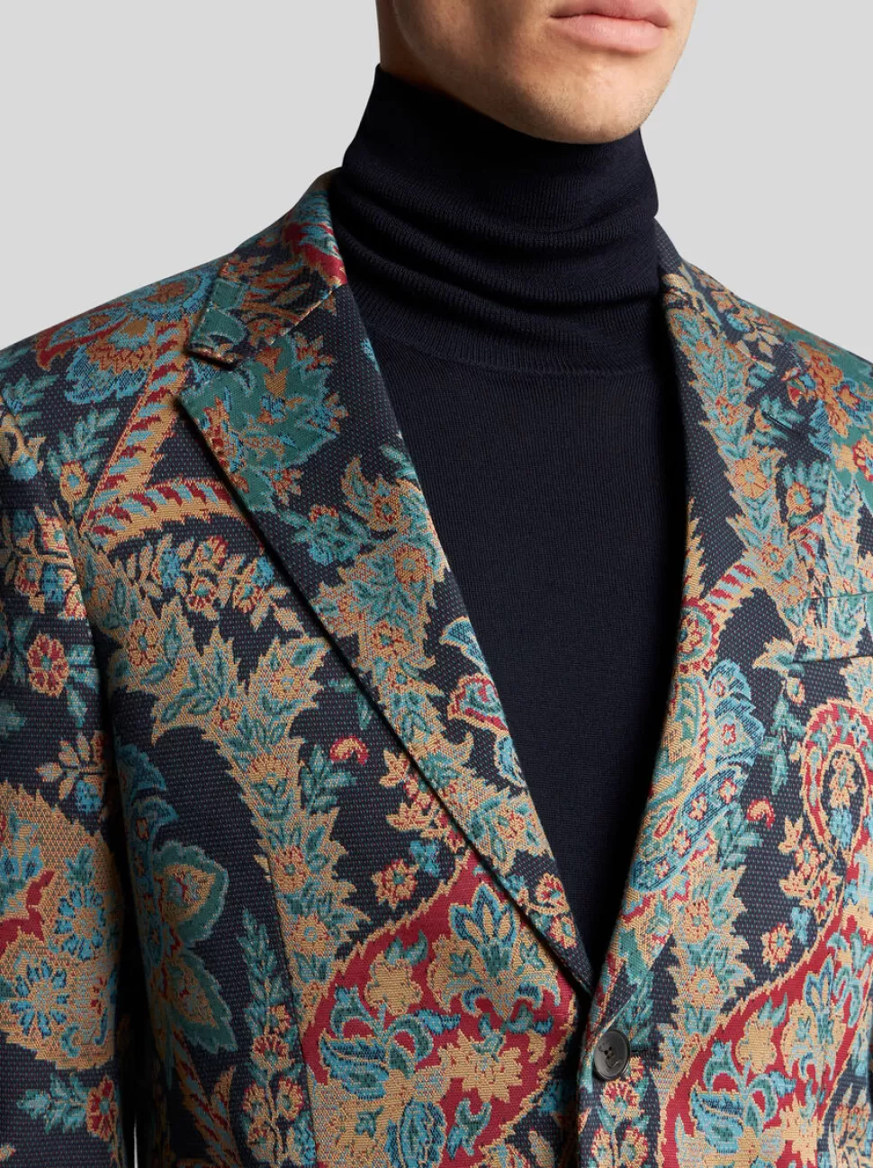 Herren ETRO BLAZER MIT FLORALEM JACQUARD-PAISLEYMUSTER