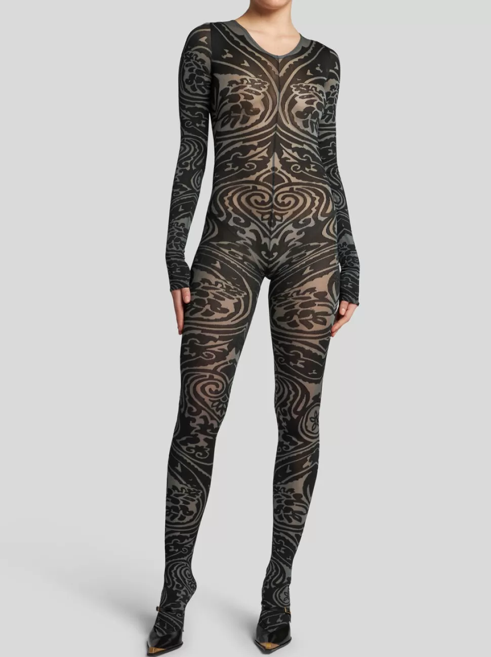 Damen ETRO BODYSUIT PAISLEY TATTOO