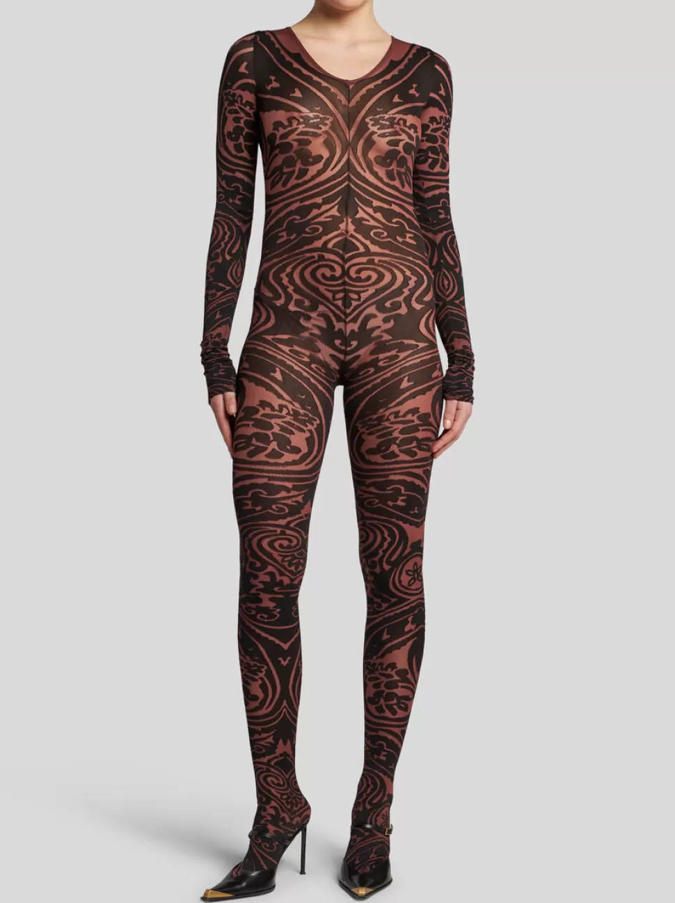 Damen ETRO BODYSUIT PAISLEY TATTOO