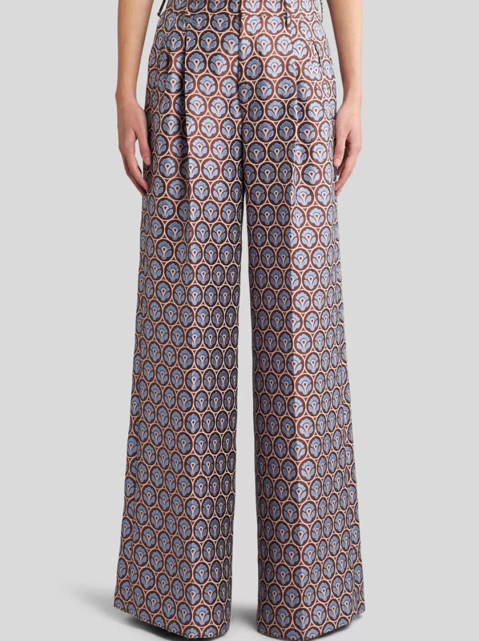 Damen ETRO BUNDFALTENHOSE AUS JACQUARD