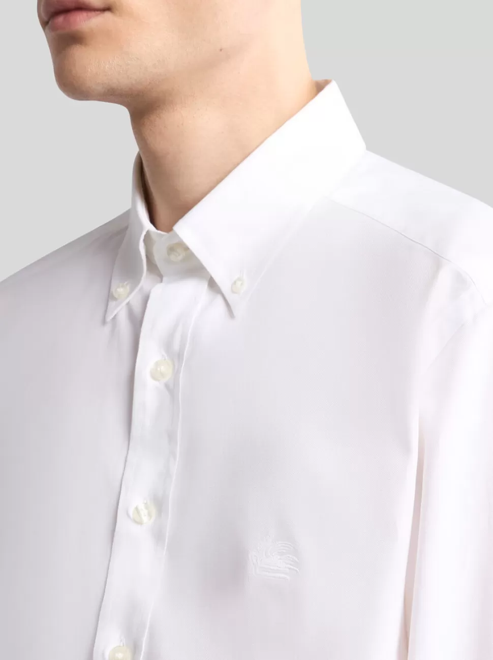 Herren ETRO BUTTON-DOWN-HEMD MIT LOGO