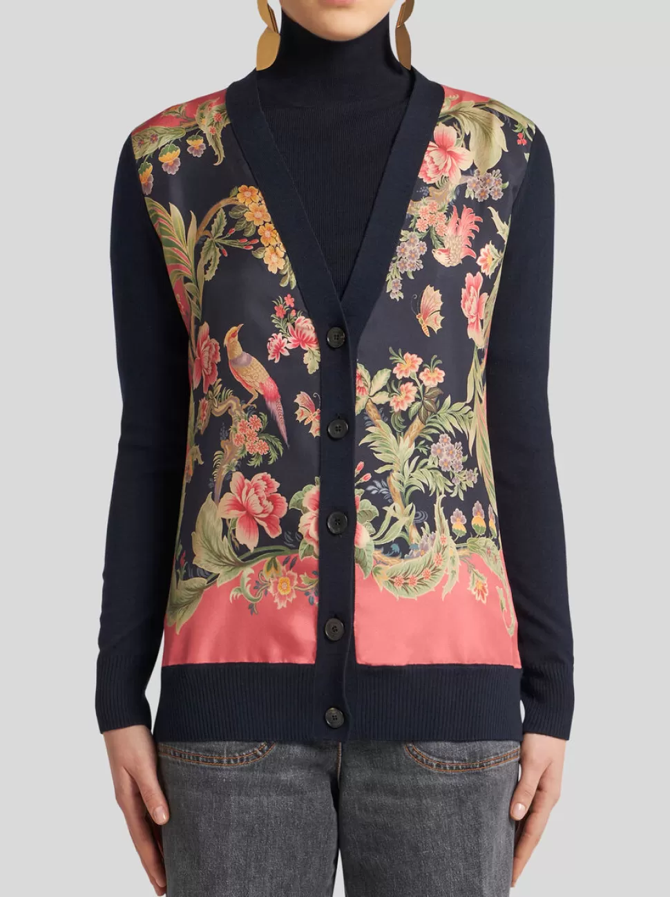 Damen ETRO CARDIGAN AUS WOLLE MIT PRINT