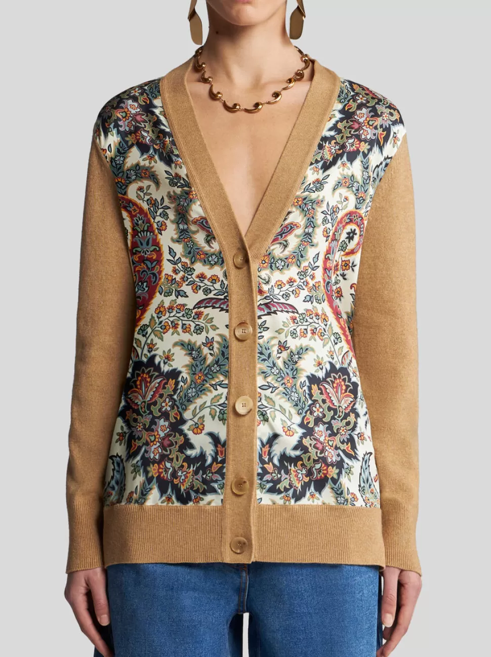 Damen ETRO CARDIGAN MIT PAISLEY-PRINT