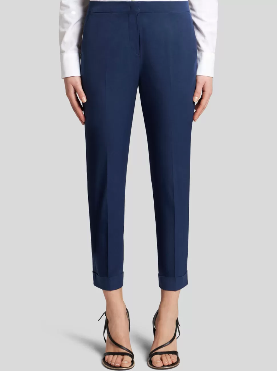 Damen ETRO CROPPED HOSE AUS STRETCH-BAUMWOLLE