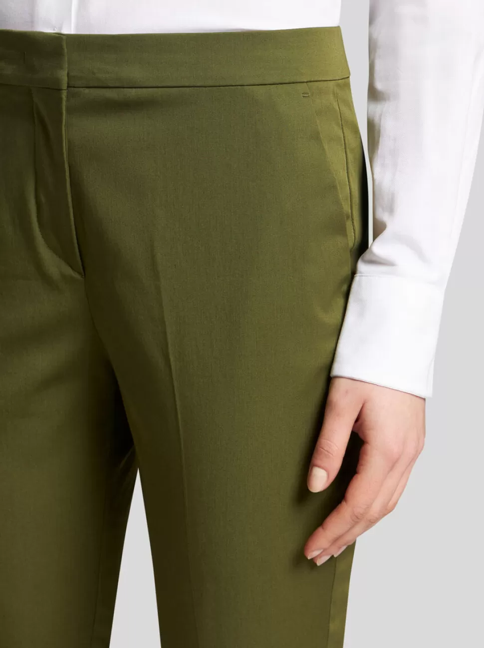 Damen ETRO CROPPED HOSE AUS STRETCH-BAUMWOLLE