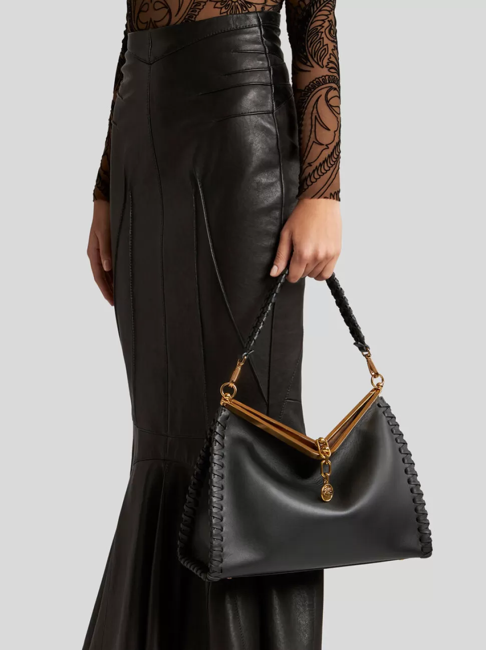 Damen ETRO GROSSE VELA TASCHE MIT EINGEZOGENEN BÄNDERN