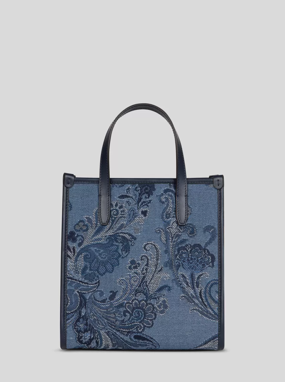 Damen ETRO HANDTASCHE LOVE TROTTER KLEIN AUS JACQUARD-DENIM