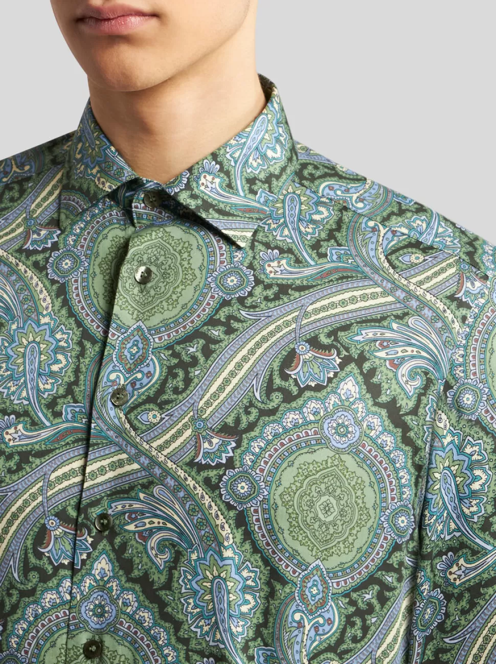 Herren ETRO HEMD BAUMWOLLE MIT PRINT