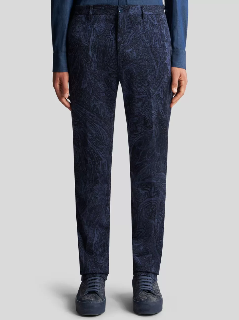 Herren ETRO HOSE AUS BAUMWOLLJACQUARD MIT PAISLEYMUSTER