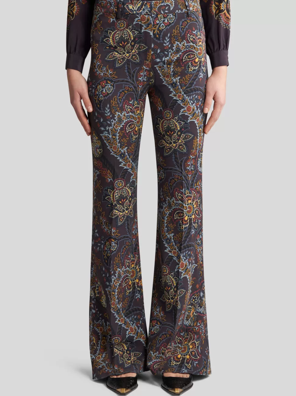 Damen ETRO HOSE AUS BEDRUCKTEM CADY