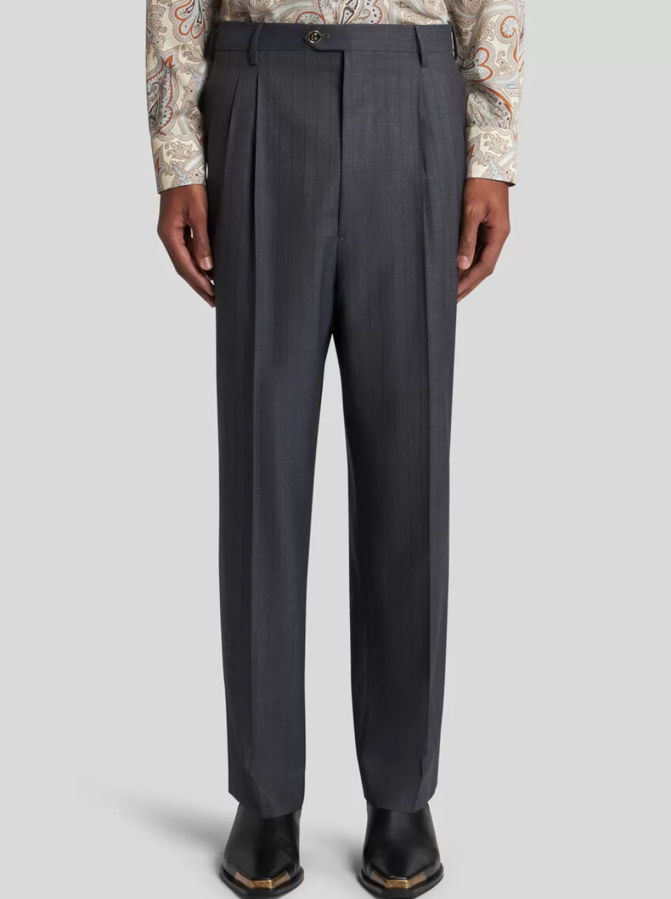 Herren ETRO HOSE AUS WOLLJACQUARD