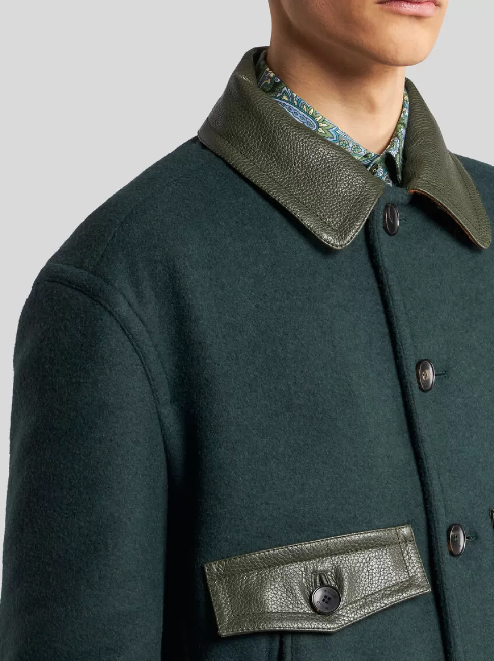 Herren ETRO JACKE MIT KONTRASTDETAILS