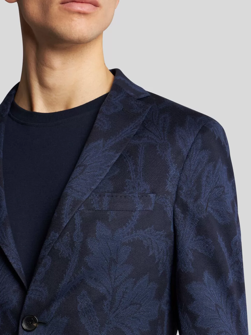 Herren ETRO JACQUARD-BLAZER MIT FLORALEM RANKENMUSTER