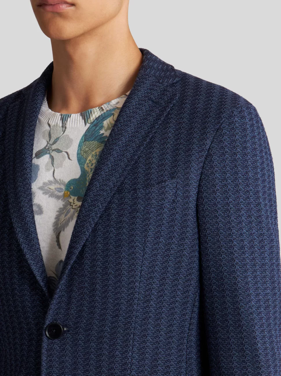 Herren ETRO JACQUARD-BLAZER MIT STREIFENMUSTER