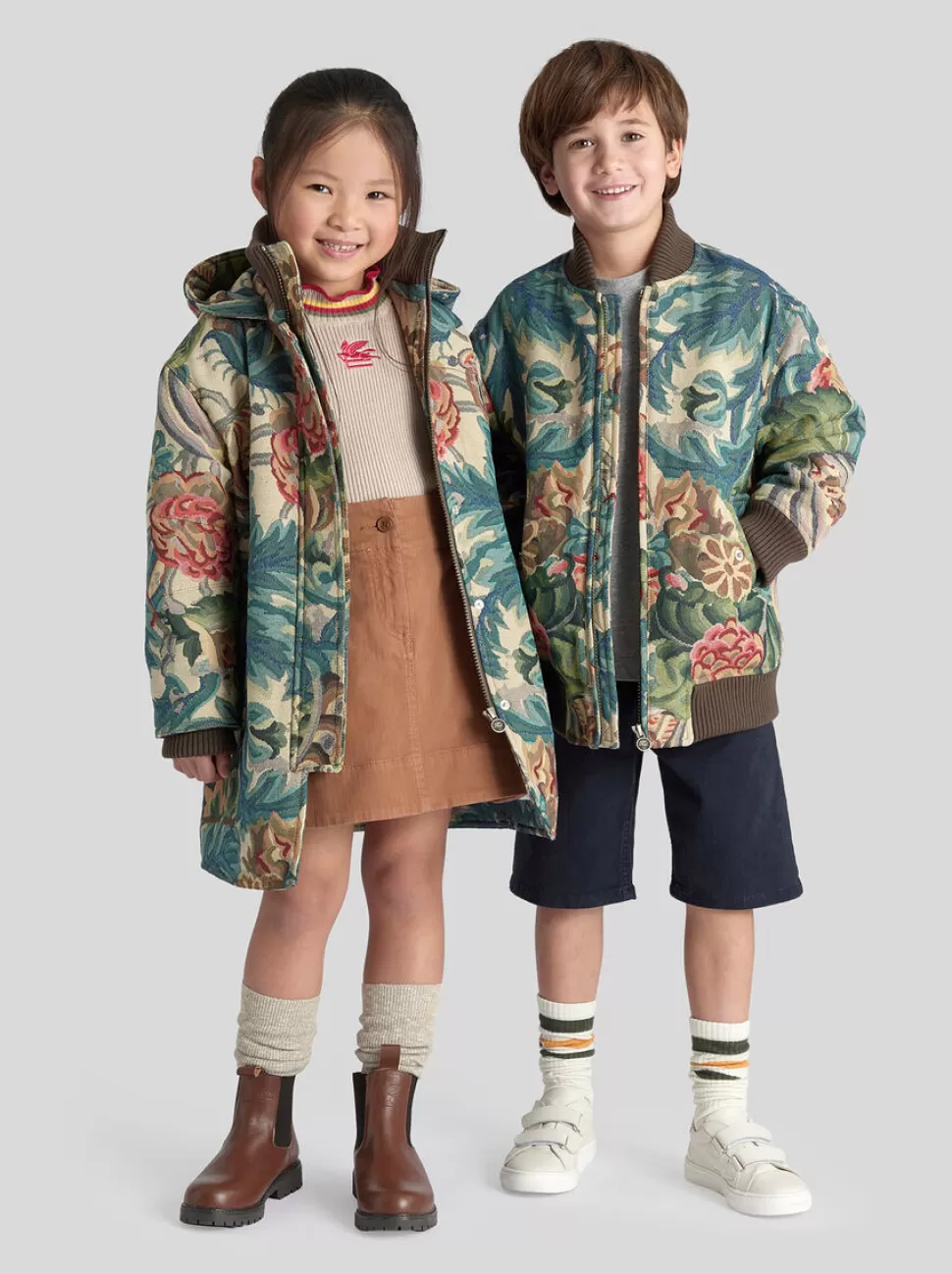 ETRO JACQUARD-BOMBERJACKE FÜR KINDER