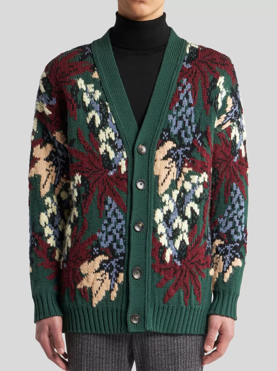 Herren ETRO JACQUARD-STRICKCARDIGAN