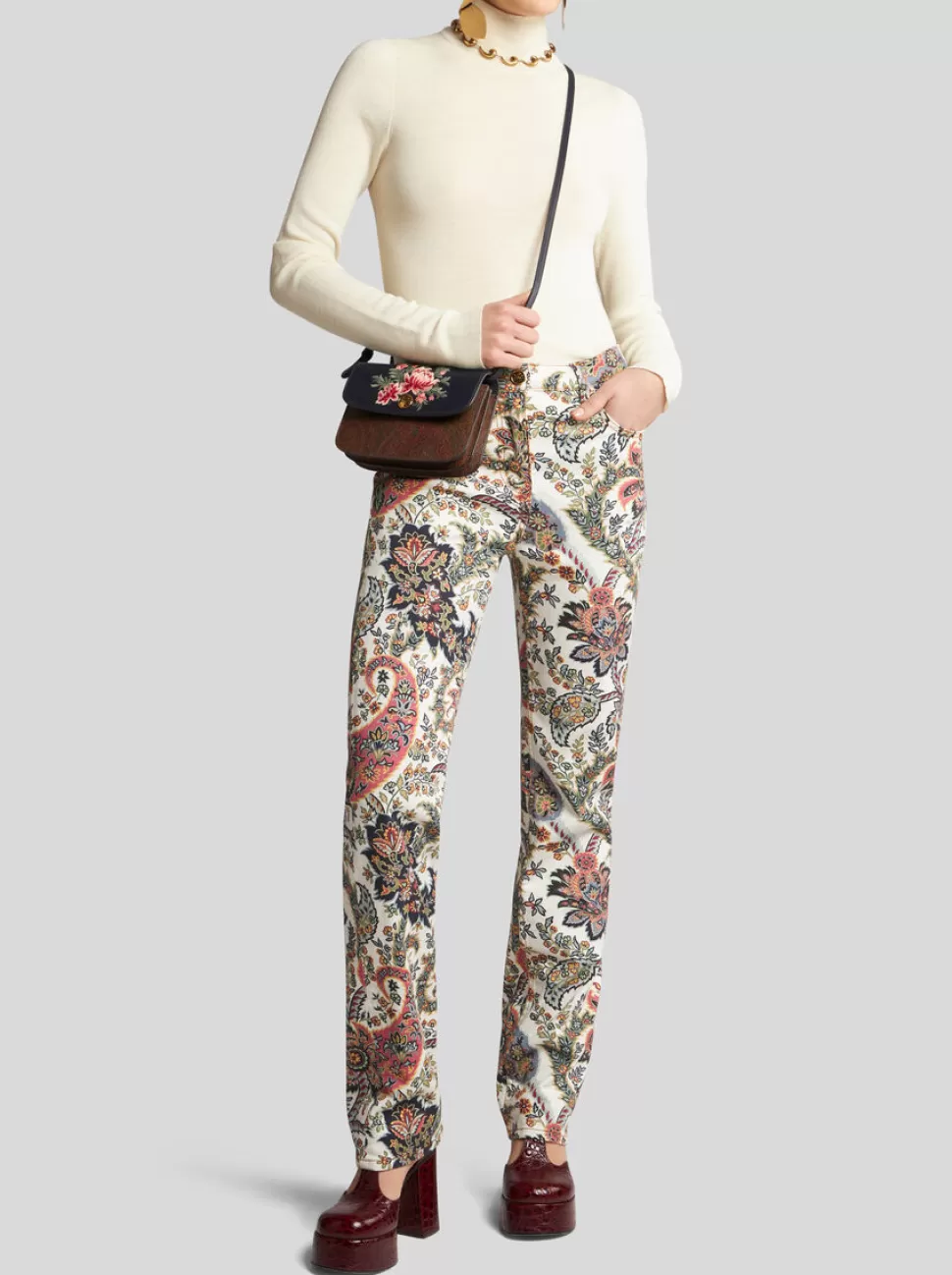 Damen ETRO JEANS MIT PAISLEY-PRINT