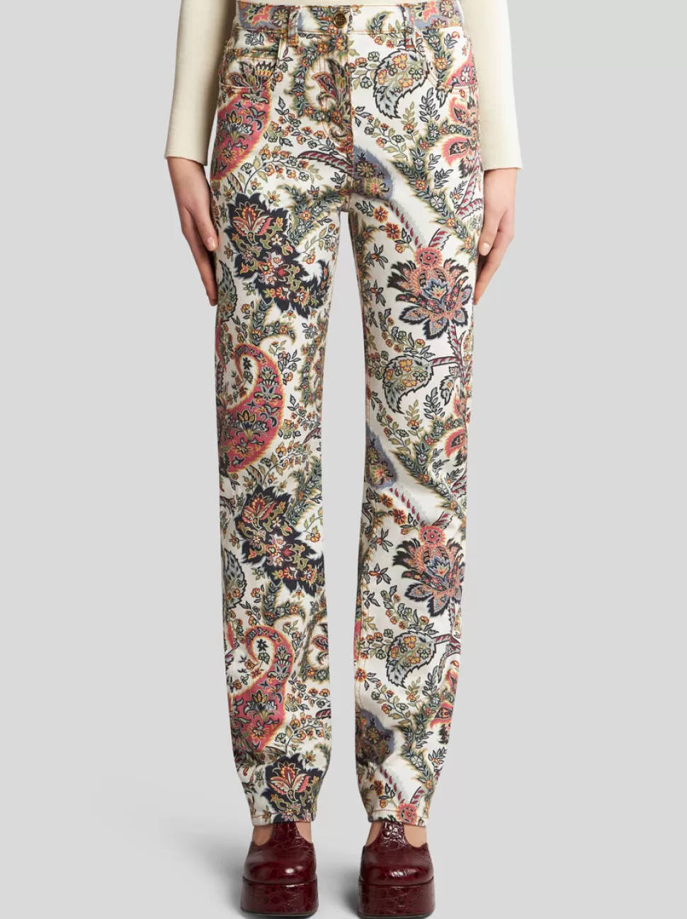 Damen ETRO JEANS MIT PAISLEY-PRINT