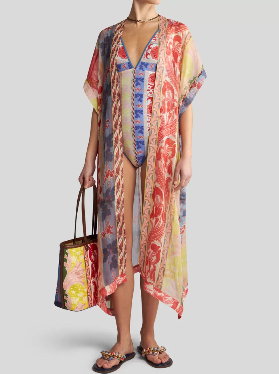 Damen ETRO KAFTAN MIT -SUMMER-PRINT