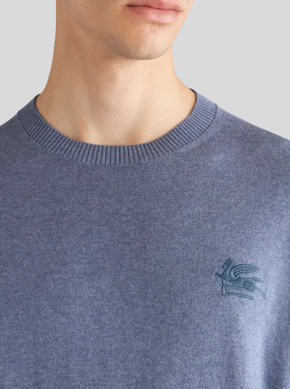 Herren ETRO KASCHMIRPULLOVER MIT LOGO