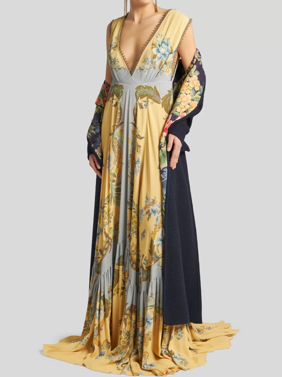 Damen ETRO KLEID AUS BEDRUCKTEM CRÊPE DE CHINE