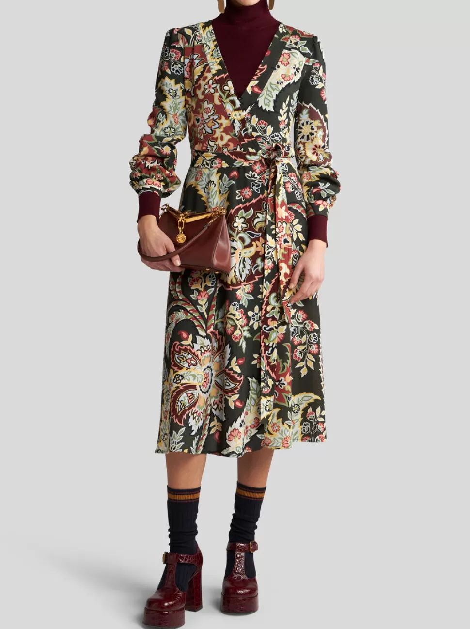 Damen ETRO KLEID MIT PAISLEY-PRINT