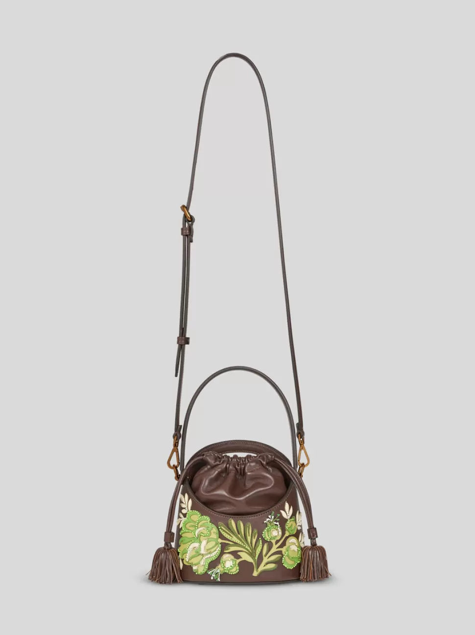 Damen ETRO KLEIN SATURNO-TASCHE MIT STICKEREI