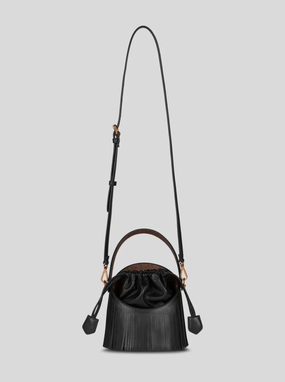 Damen ETRO KLEINE SATURNO TASCHE MIT FRANSEN