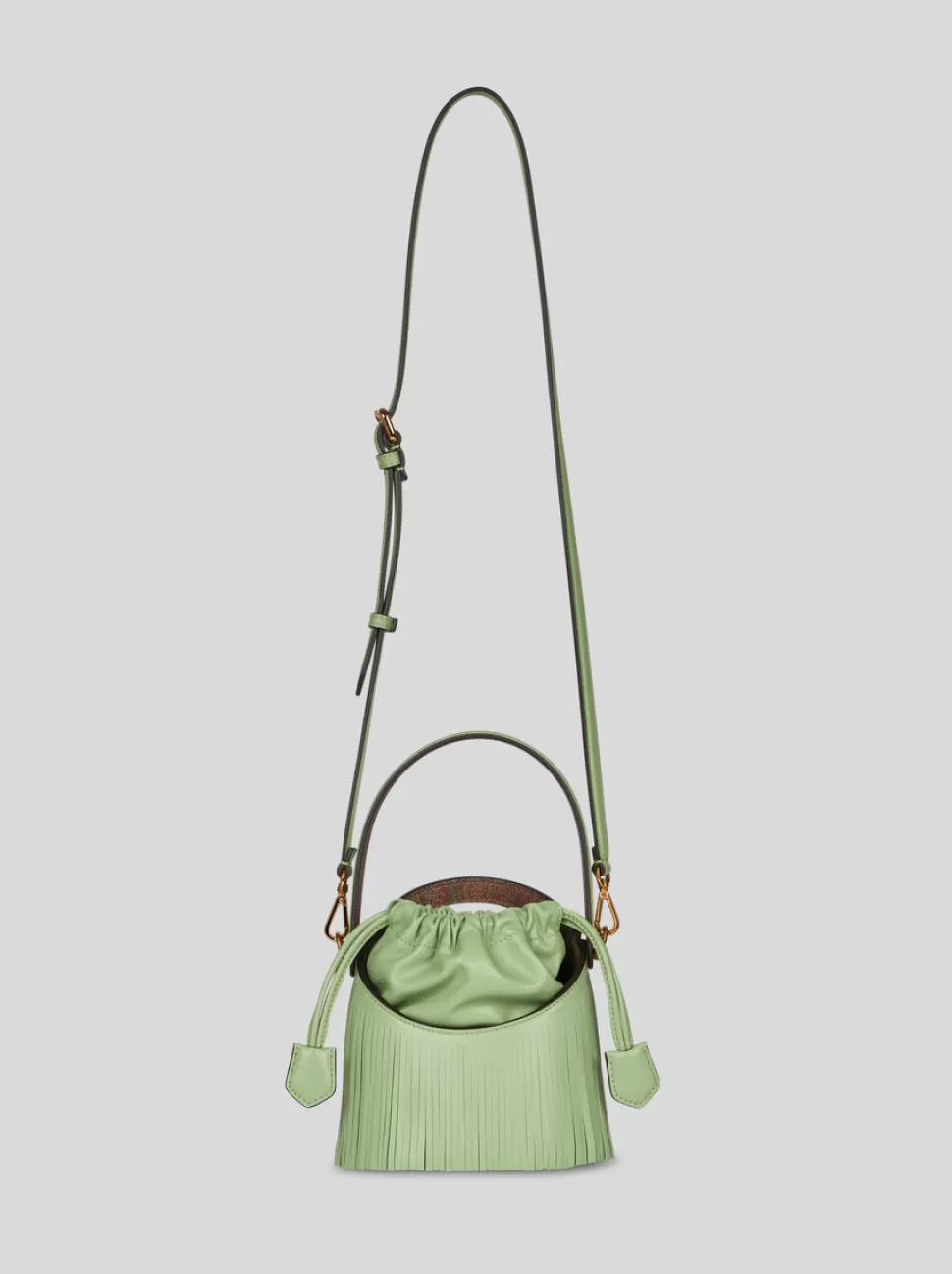 Damen ETRO KLEINE SATURNO TASCHE MIT FRANSEN