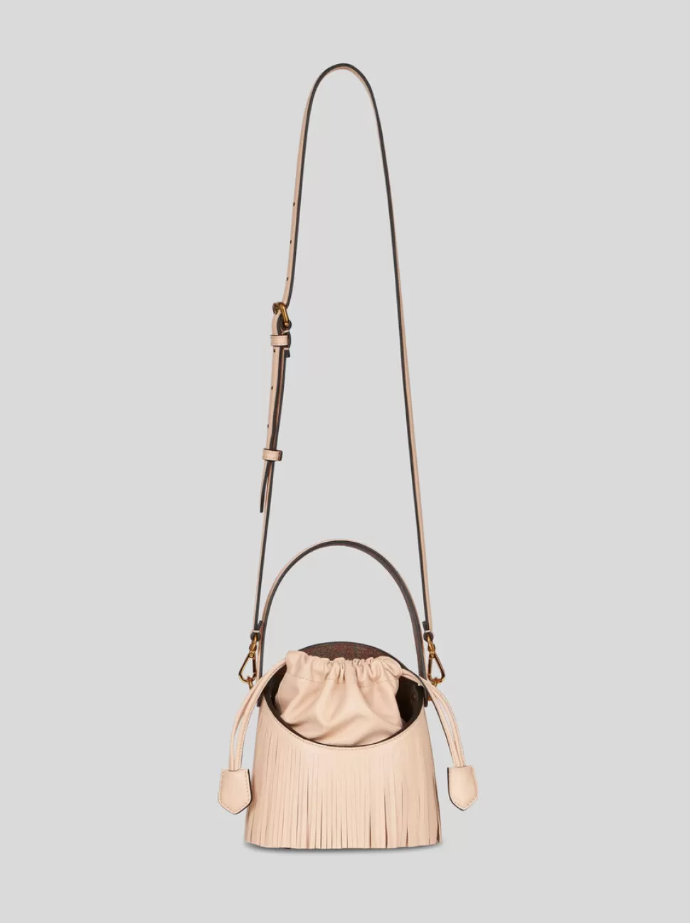 Damen ETRO KLEINE SATURNO TASCHE MIT FRANSEN