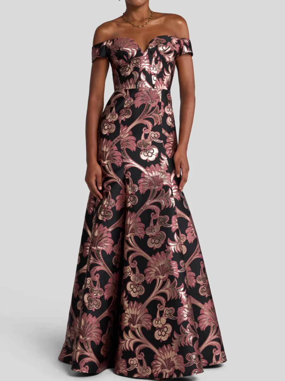 Damen ETRO LANGES JACQUARD-KLEID