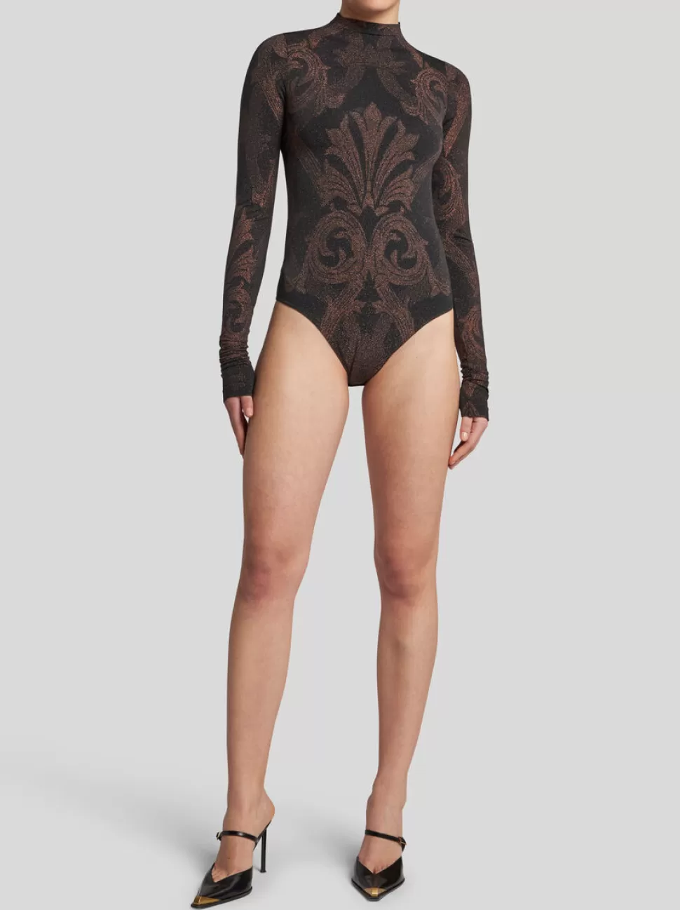 Damen ETRO METALLIC-JACQUARD-BODY