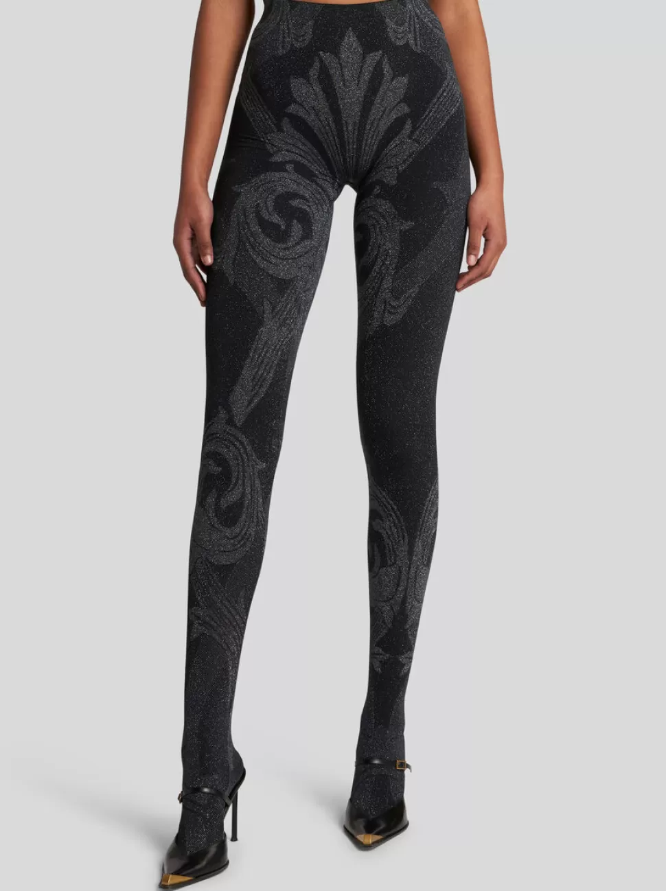 Damen ETRO METALLIC-JACQUARD-STRUMPFHOSE