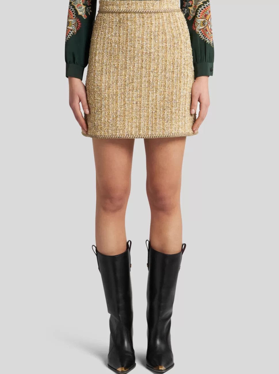 Damen ETRO MINIROCK AUS BOUCLÉ