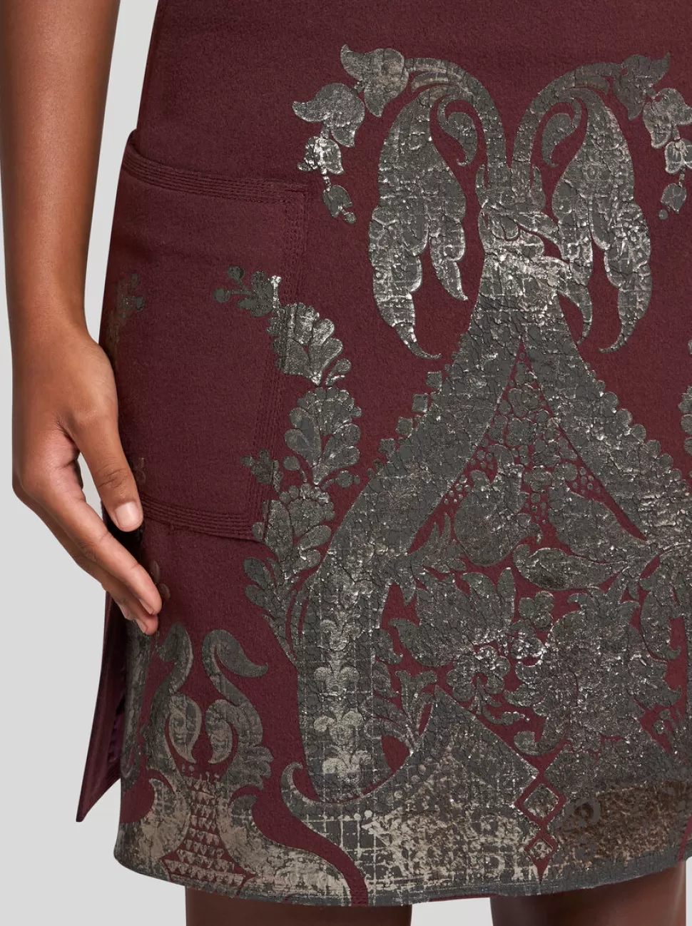 Damen ETRO MINIROCK MIT LAMINIERTEM PRINT