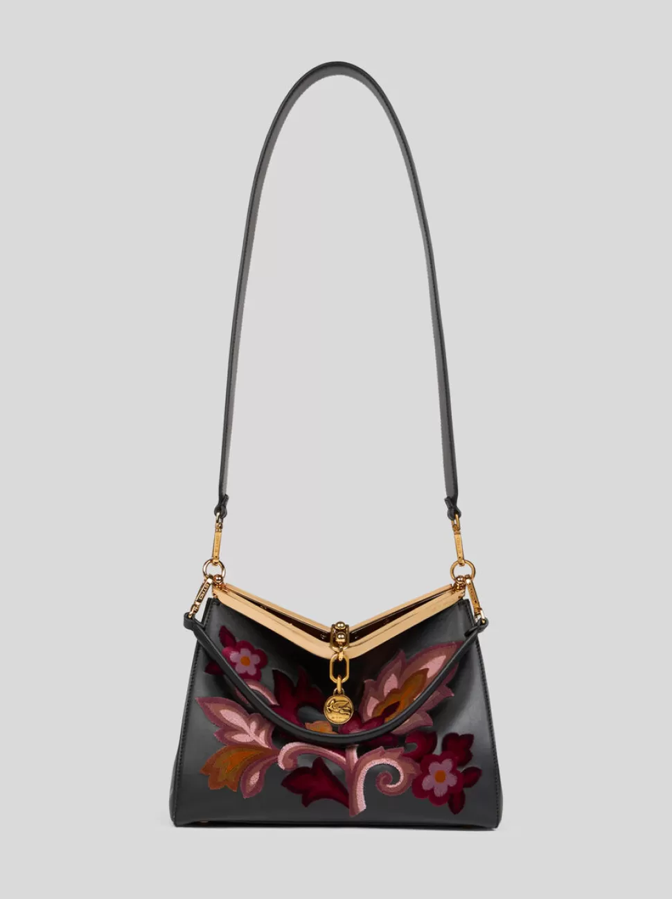 Damen ETRO MITTELGROSSE VELA-TASCHE MIT STICKEREI