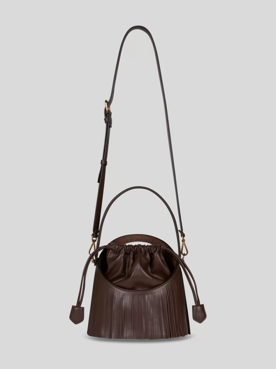 Damen ETRO MITTLERE SATURNO TASCHE MIT FRANSEN