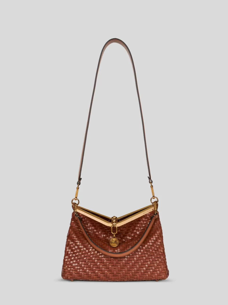 Damen ETRO MITTLERE VELA-TASCHE MIT FLECHTMUSTER