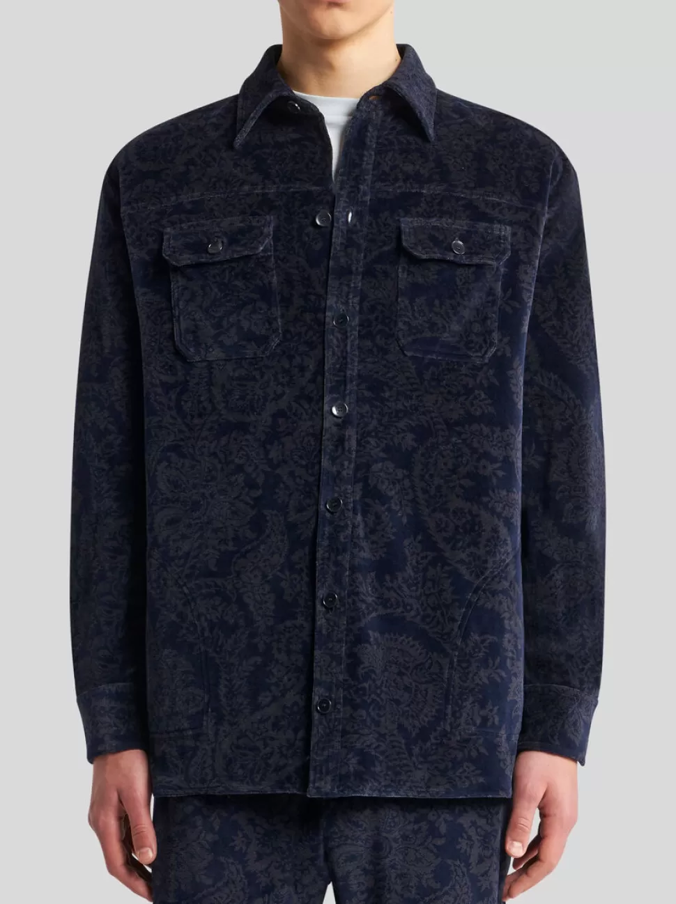 Herren ETRO OVERSHIRT AUS JACQUARD-CHENILLE