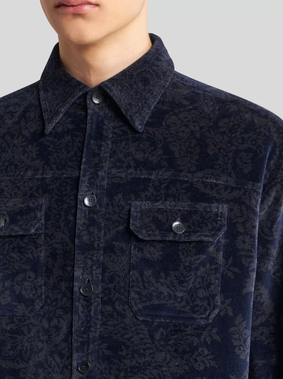 Herren ETRO OVERSHIRT AUS JACQUARD-CHENILLE