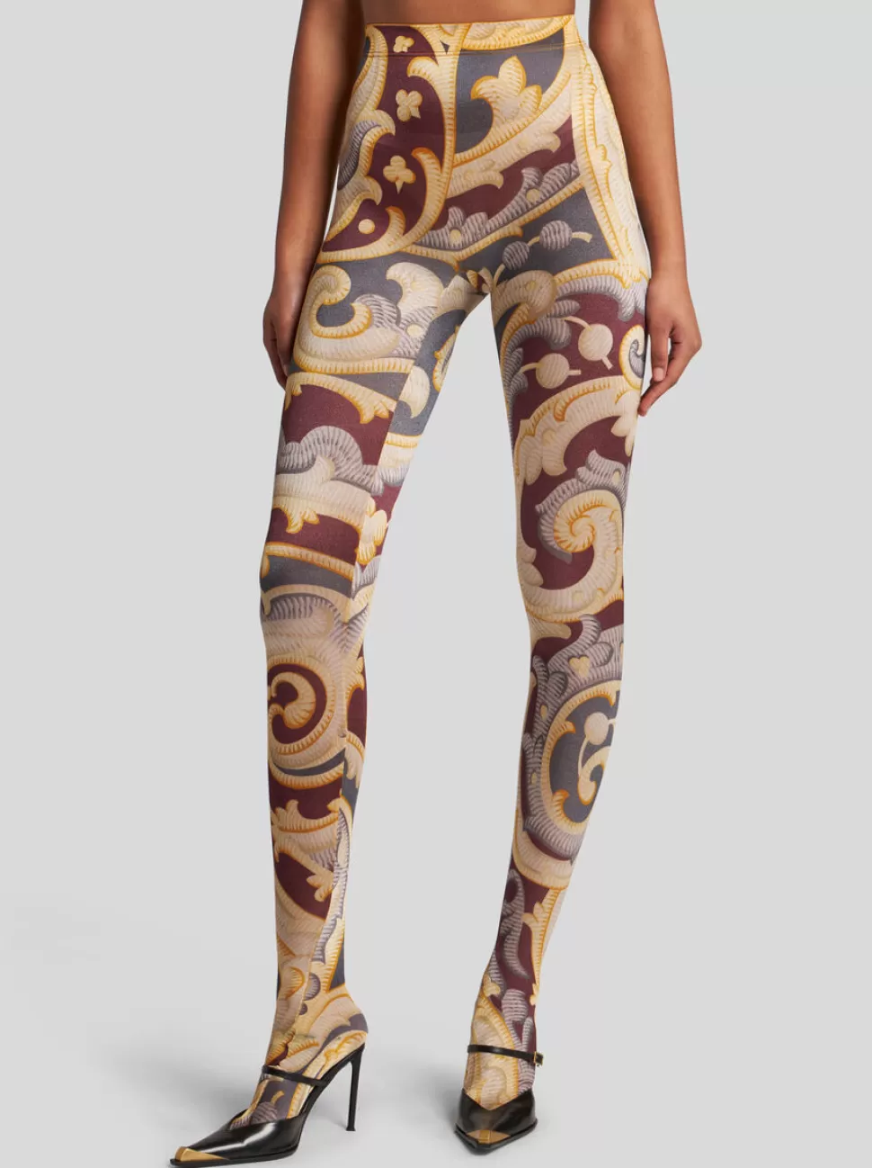 Damen ETRO PAISLEY-BAROCK-STRUMPFHOSE