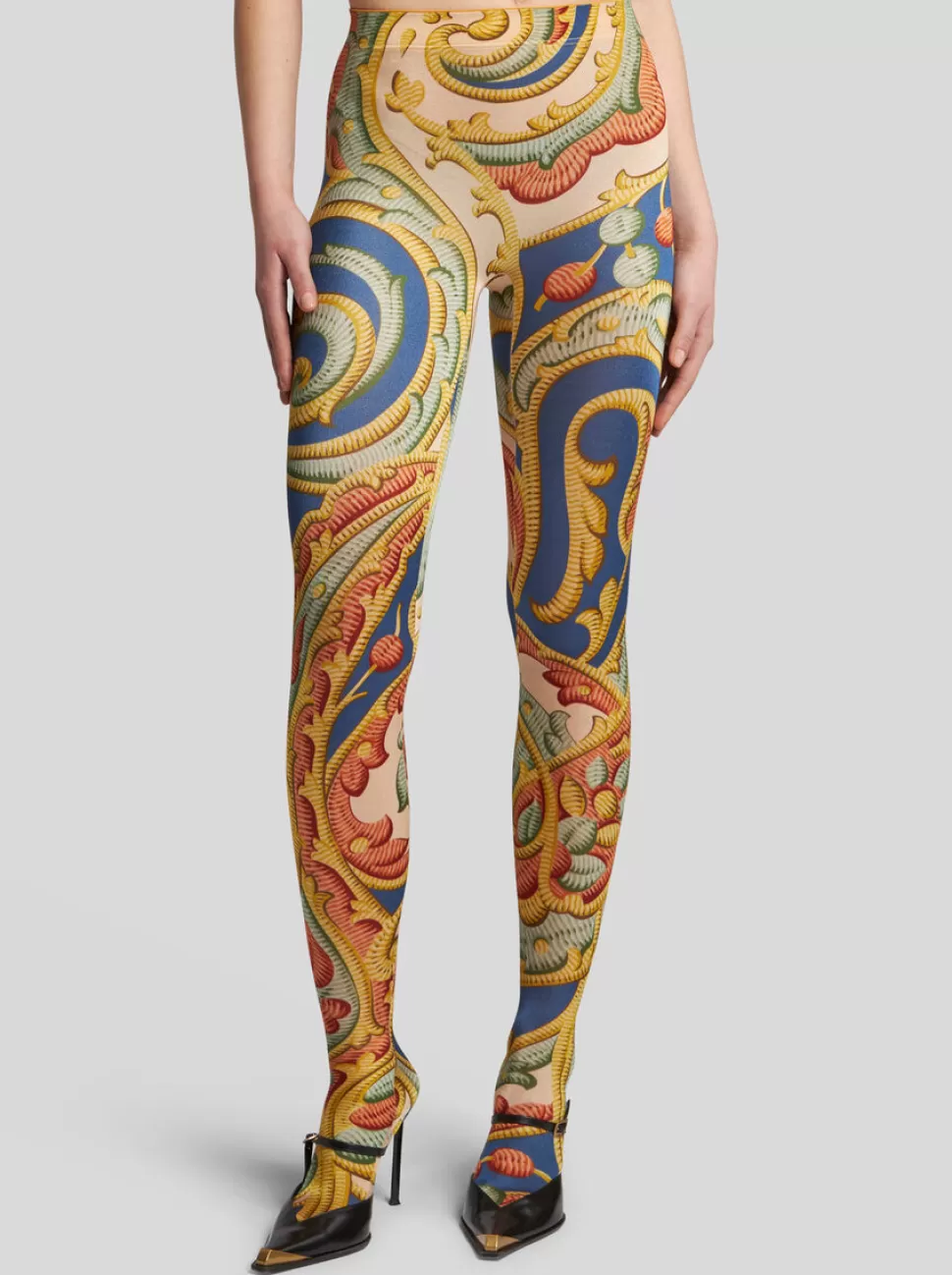 Damen ETRO PAISLEY-BAROCK-STRUMPFHOSE