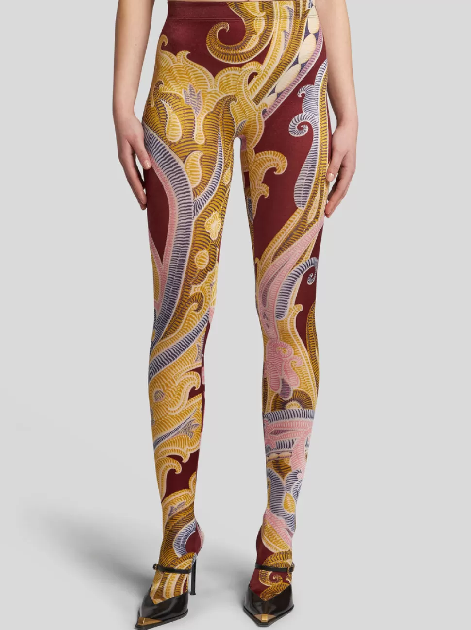 Damen ETRO PAISLEY-BAROCK-STRUMPFHOSE