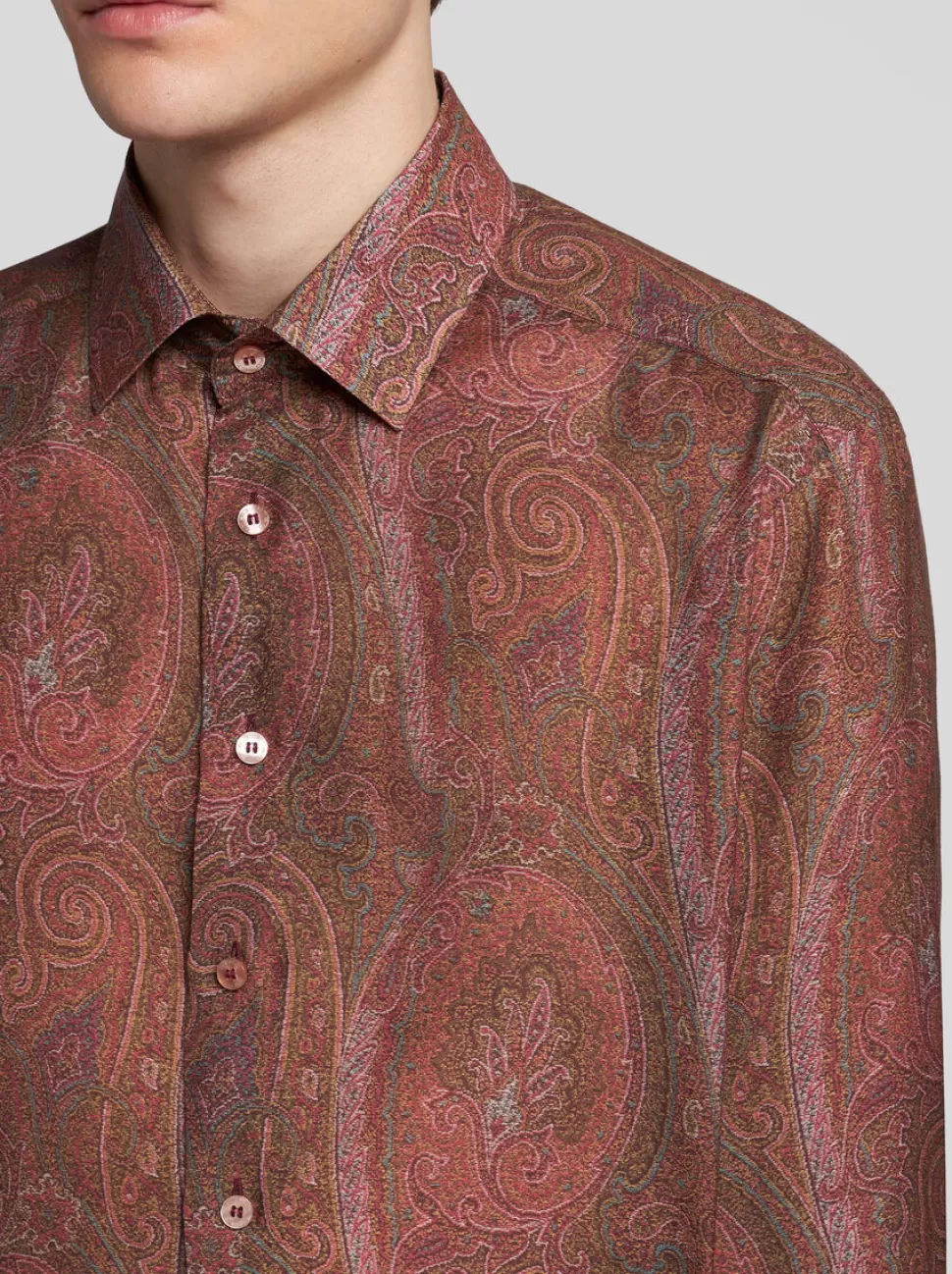 Herren ETRO PAISLEY-HEMD AUS SEIDE