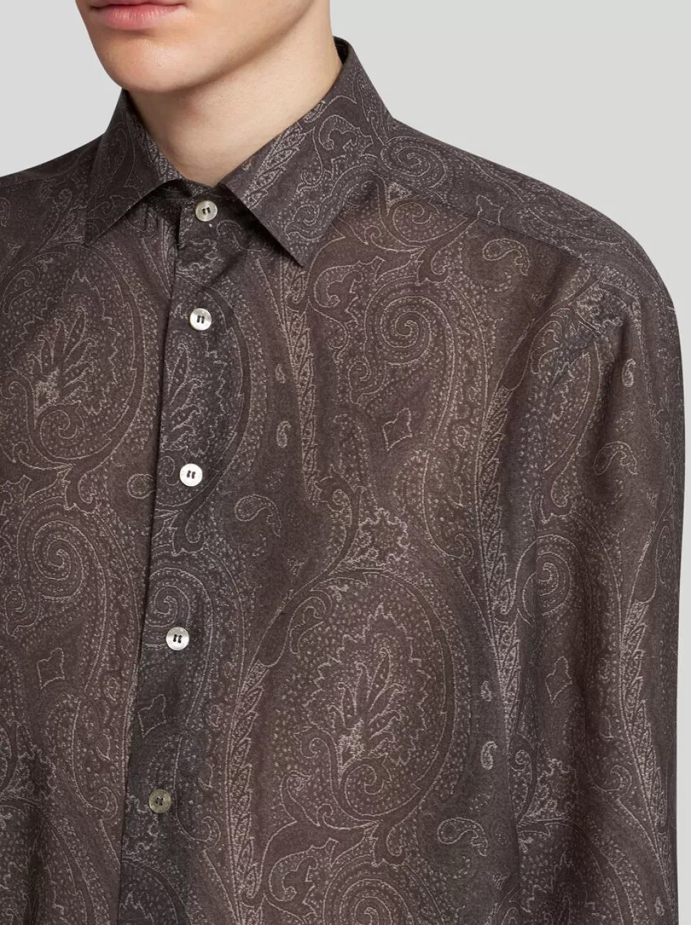 Herren ETRO PAISLEY-HEMD AUS SEIDE